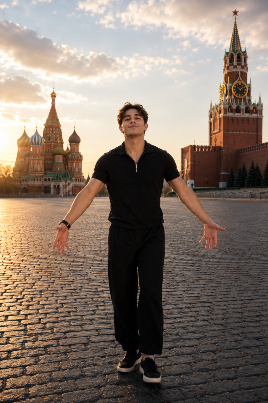 Lezginka on Red Square